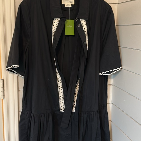 Black Kate Spade Dress with belt - Picture 1 of 7